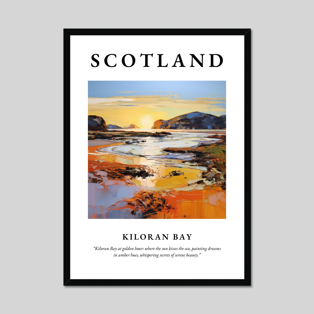 Poster of Kiloran Bay, Scotland.