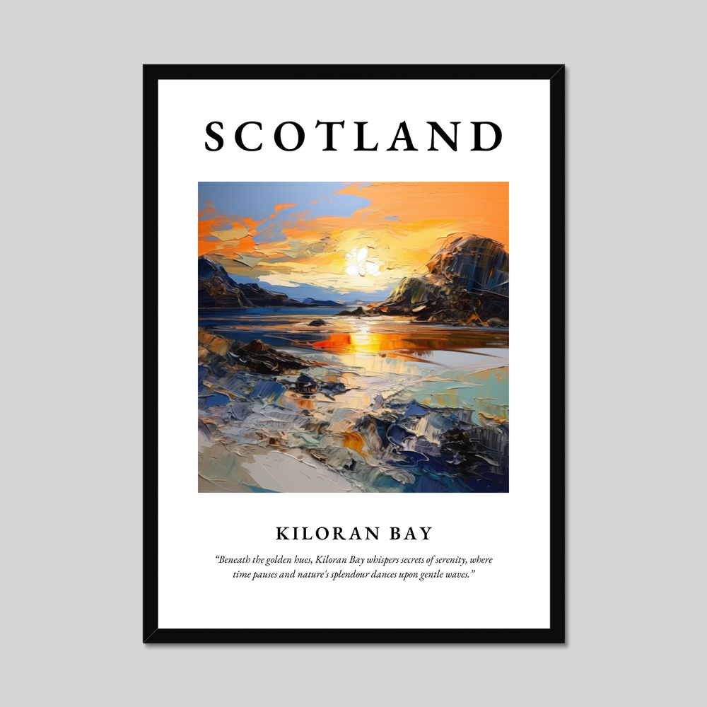 Poster of Kiloran Bay, Scotland.