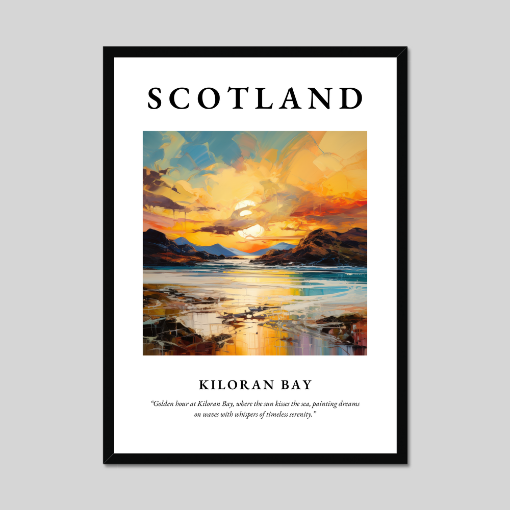 Poster of Kiloran Bay, Scotland.