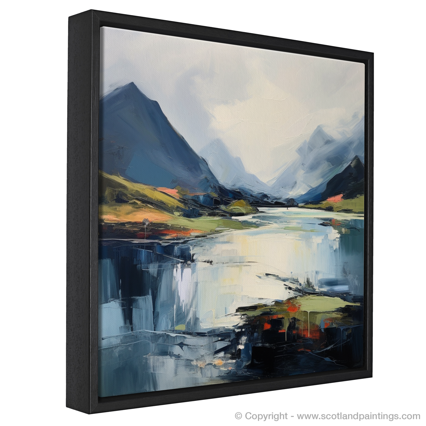 Painting and Art Print of Loch Leven, Highlands entitled "Majestic Moods of Loch Leven".