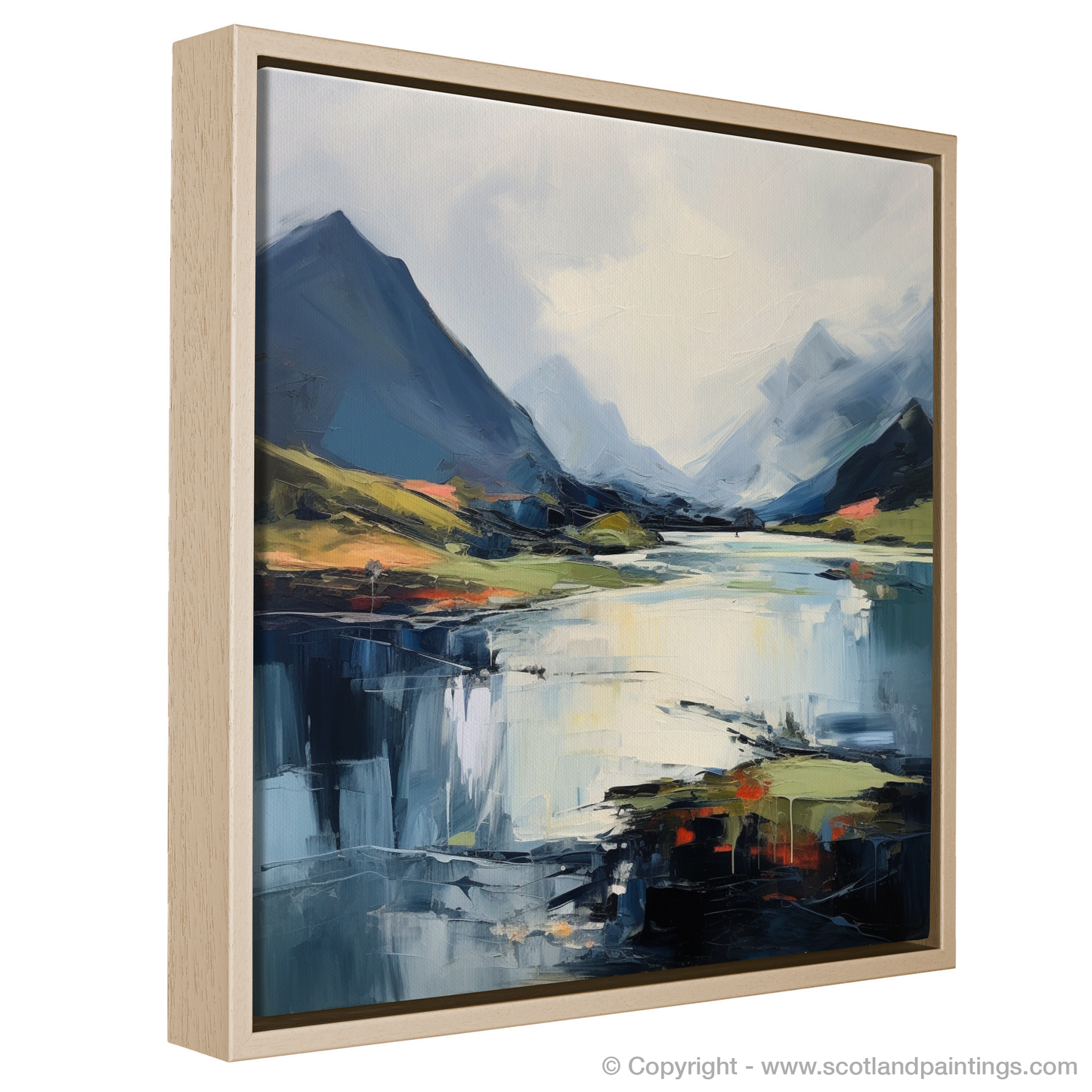 Painting and Art Print of Loch Leven, Highlands entitled "Majestic Moods of Loch Leven".