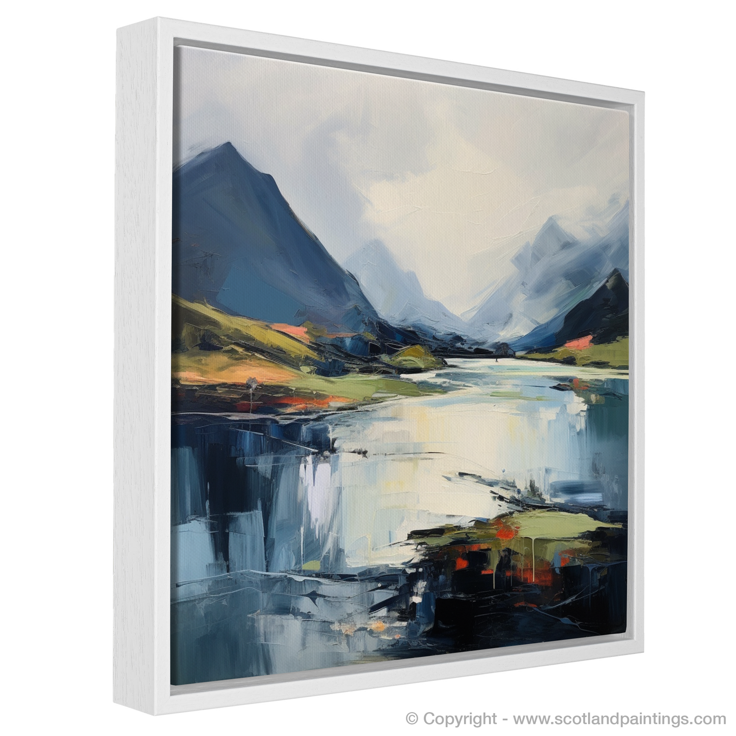 Painting and Art Print of Loch Leven, Highlands entitled "Majestic Moods of Loch Leven".