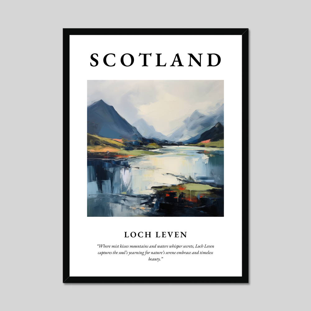 Poster of Loch Leven, Scotland.