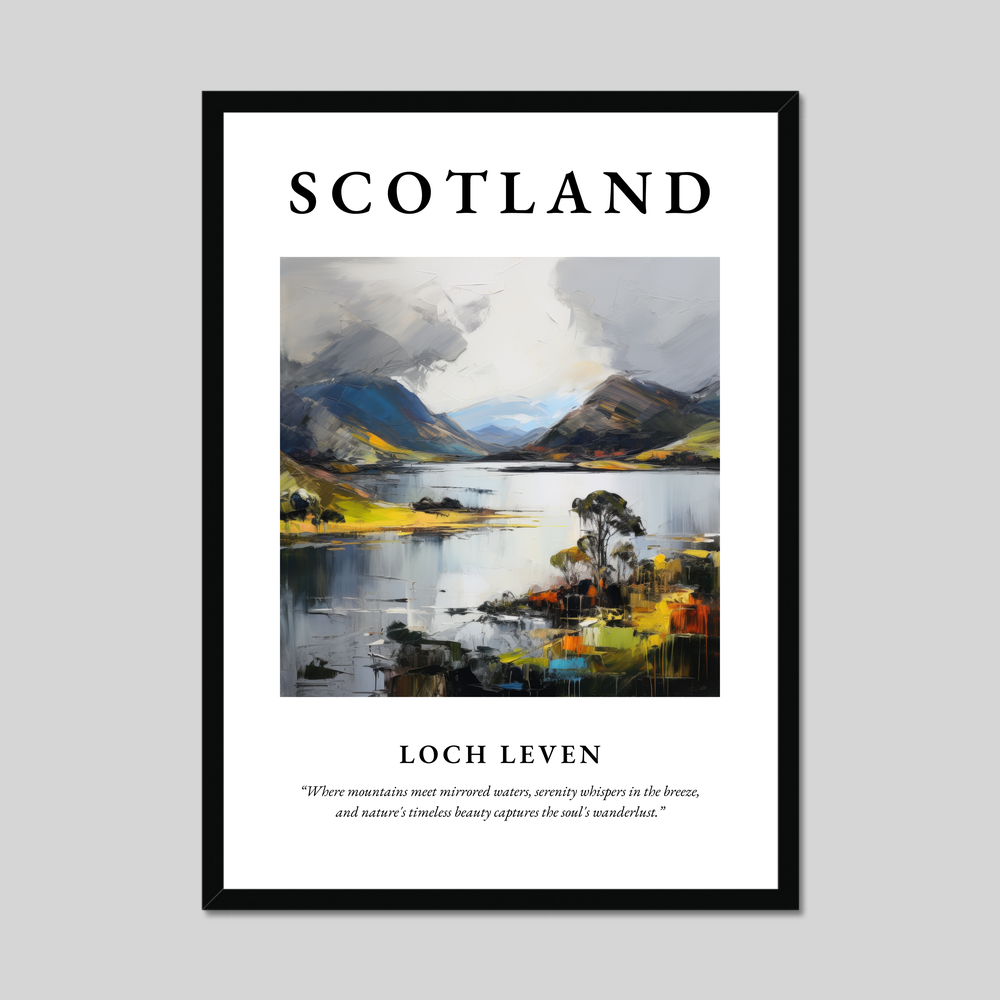 Poster of Loch Leven, Scotland.