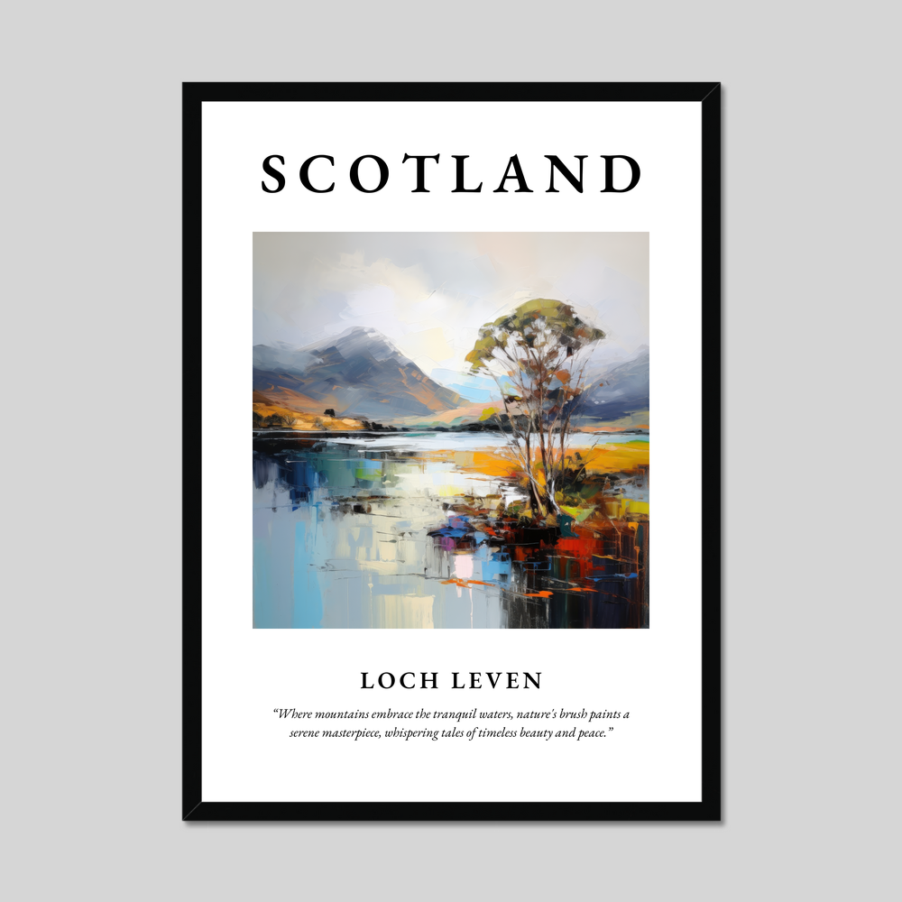 Poster of Loch Leven, Scotland.