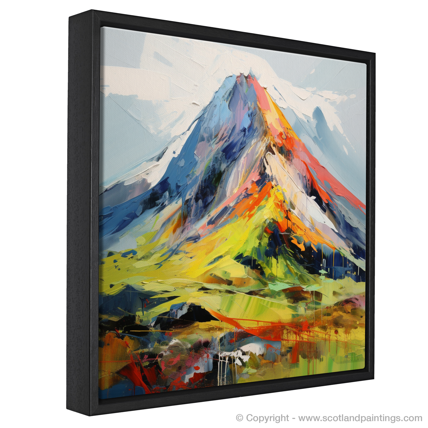 Painting and Art Print of Stob Binnein entitled "Expressionist Majesty of Stob Binnein".