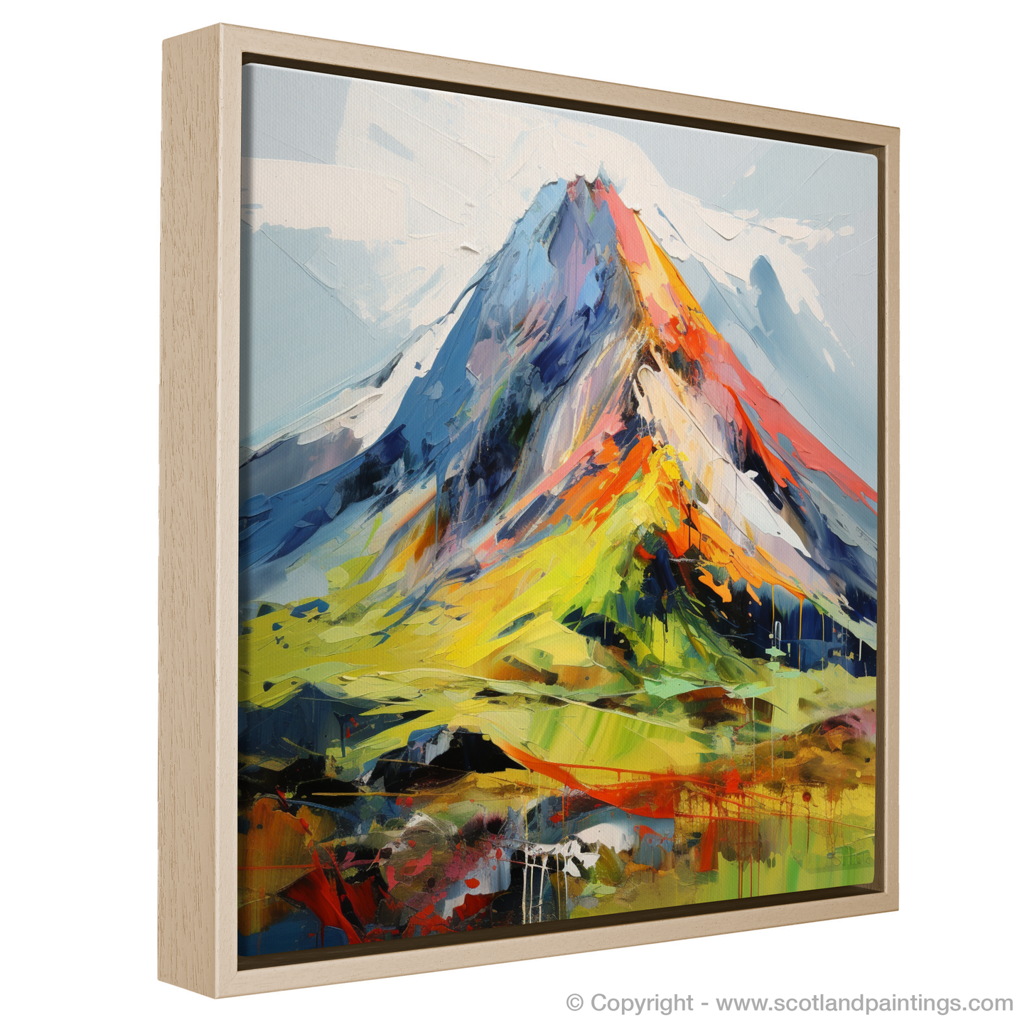 Painting and Art Print of Stob Binnein entitled "Expressionist Majesty of Stob Binnein".