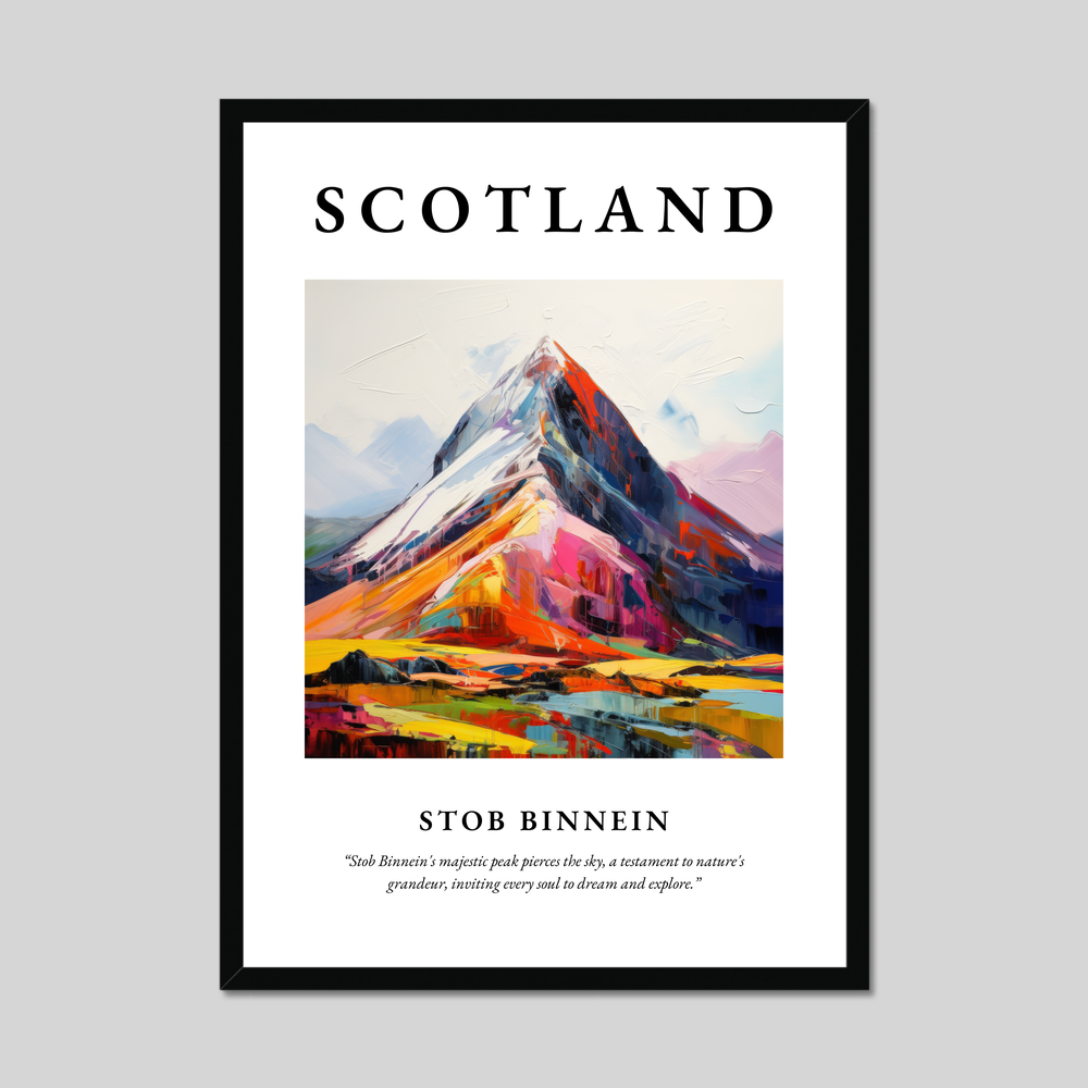 Poster of Stob Binnein, Scotland.