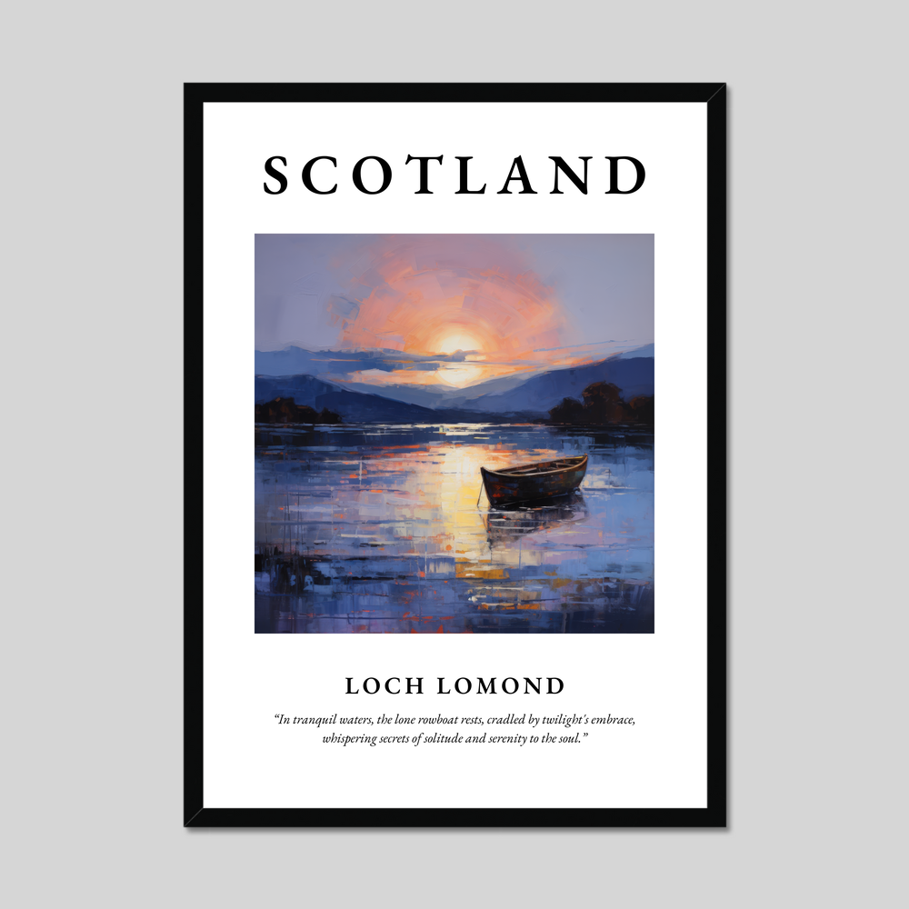 Poster of Loch Lomond, Scotland.