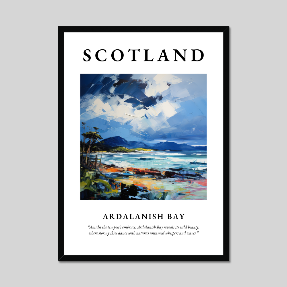 Poster of Ardalanish Bay, Scotland.