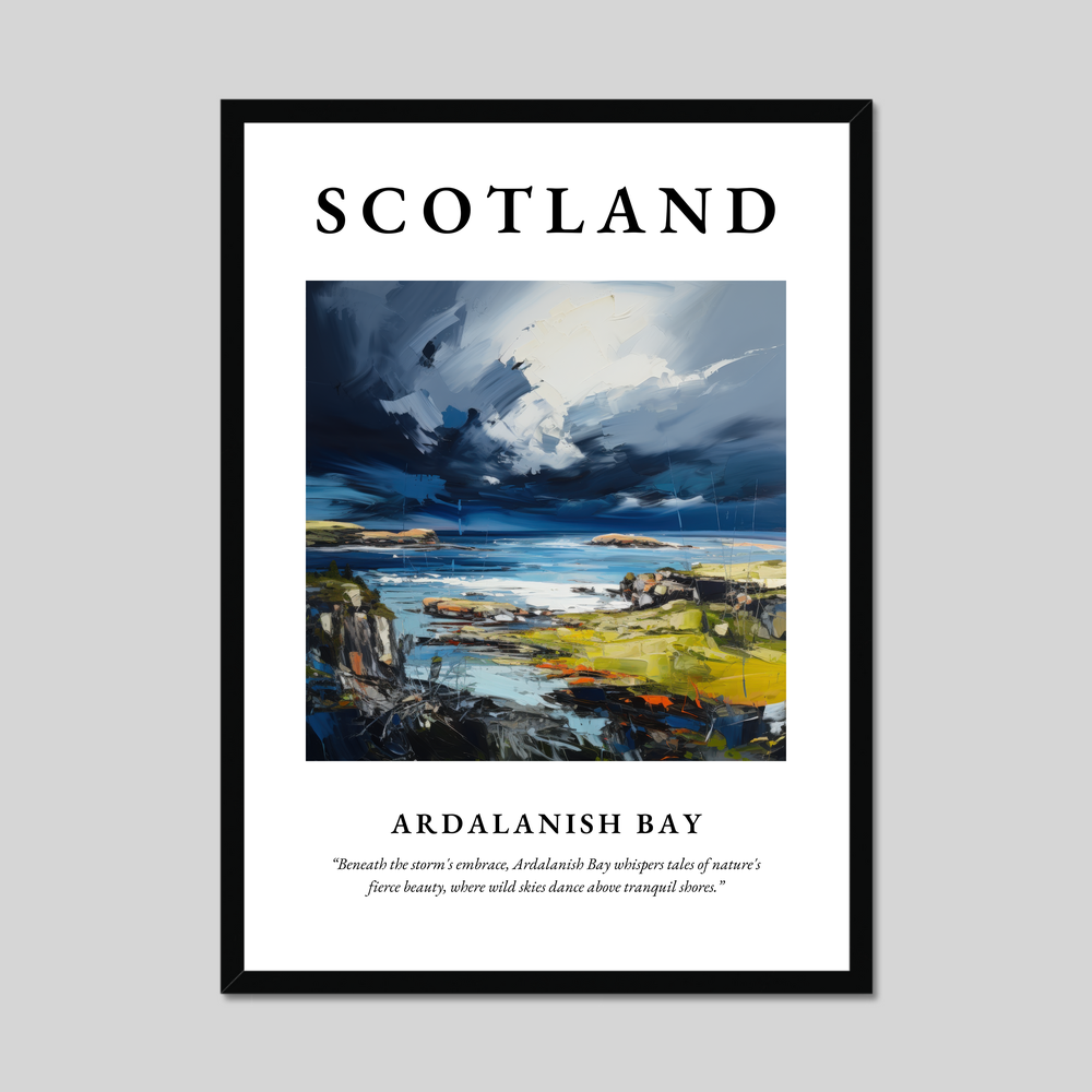 Poster of Ardalanish Bay, Scotland.