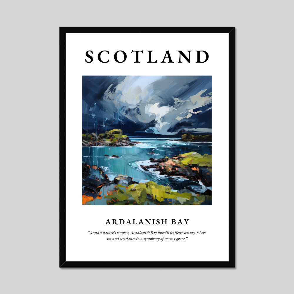 Poster of Ardalanish Bay, Scotland.