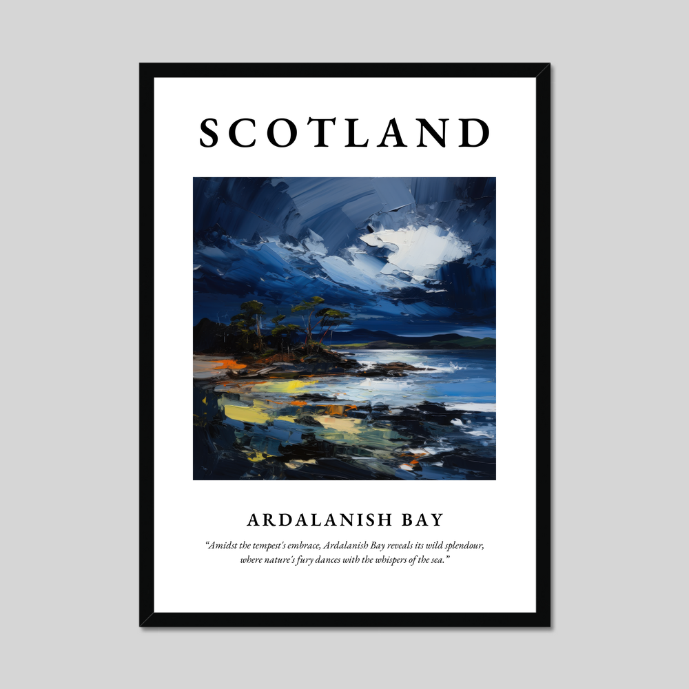 Poster of Ardalanish Bay, Scotland.