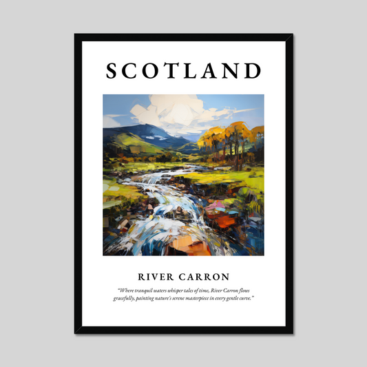 Poster of River Carron, Scotland.