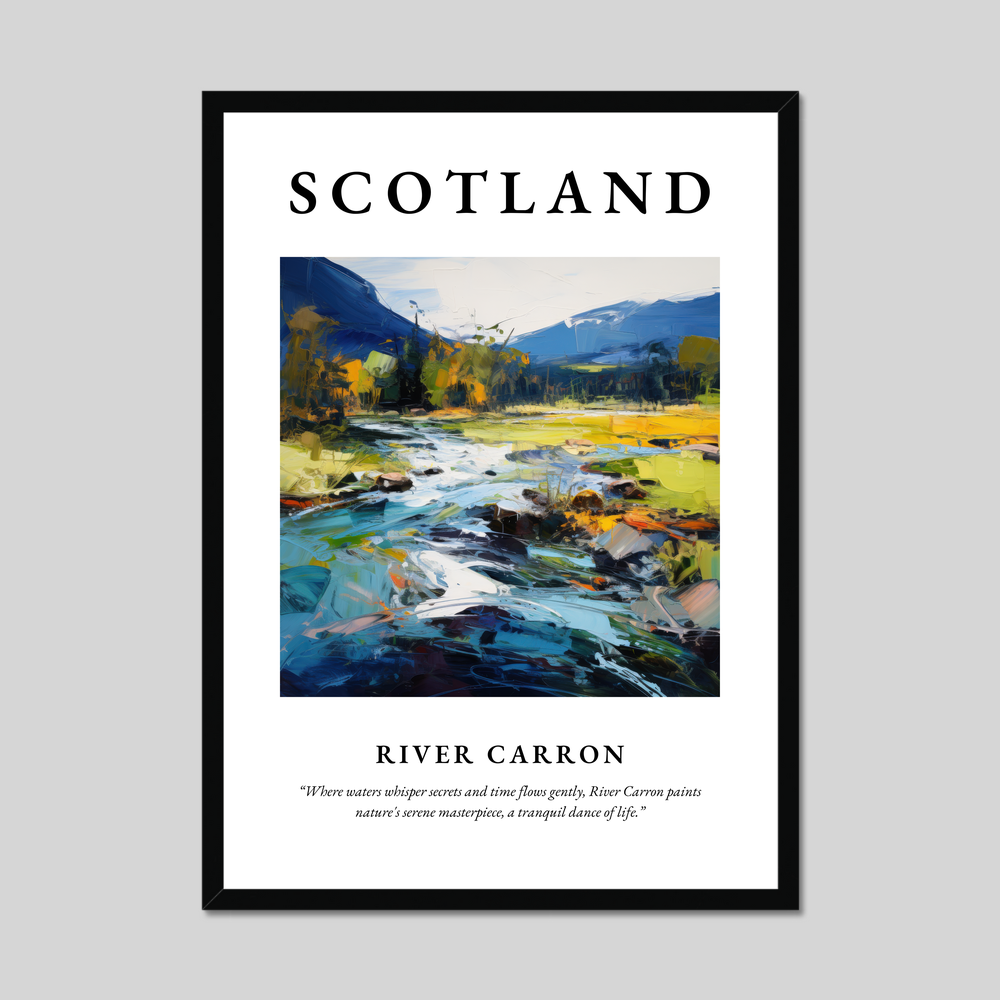 Poster of River Carron, Scotland.