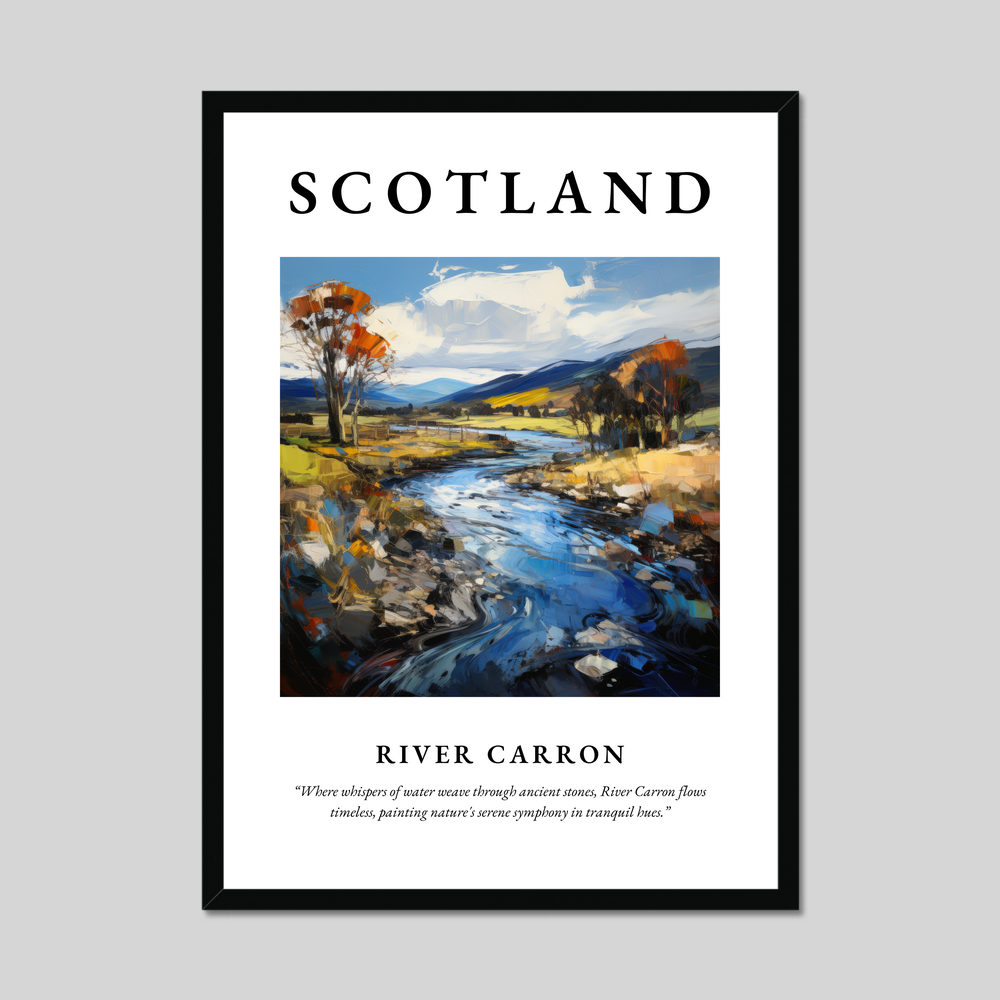 Poster of River Carron, Scotland.