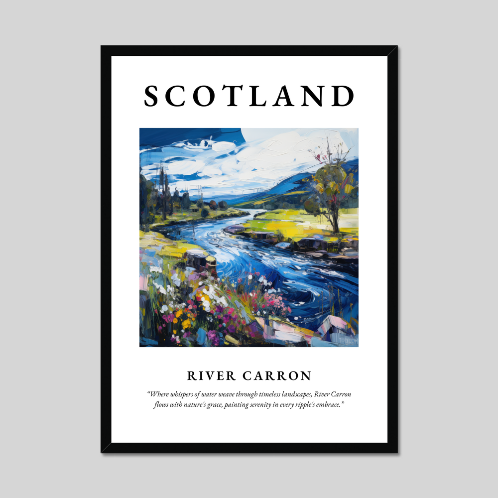 Poster of River Carron, Scotland.