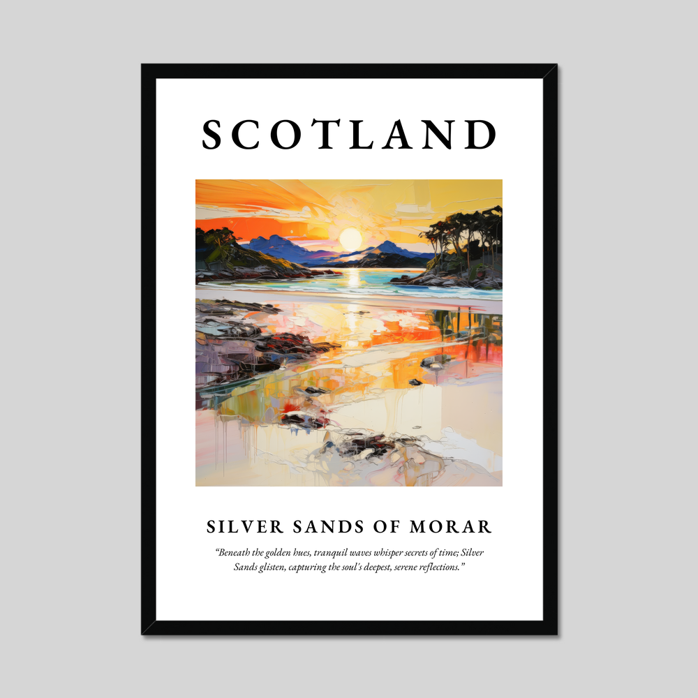 Poster of Silver Sands of Morar, Scotland.