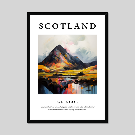 Poster of Glencoe, Scotland.