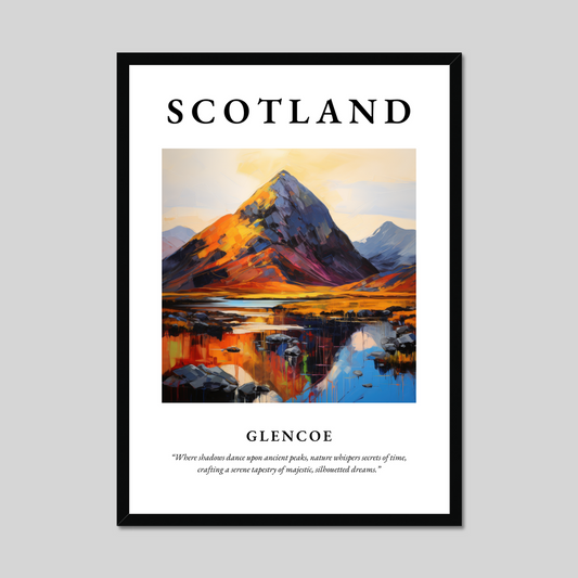 Poster of Glencoe, Scotland.