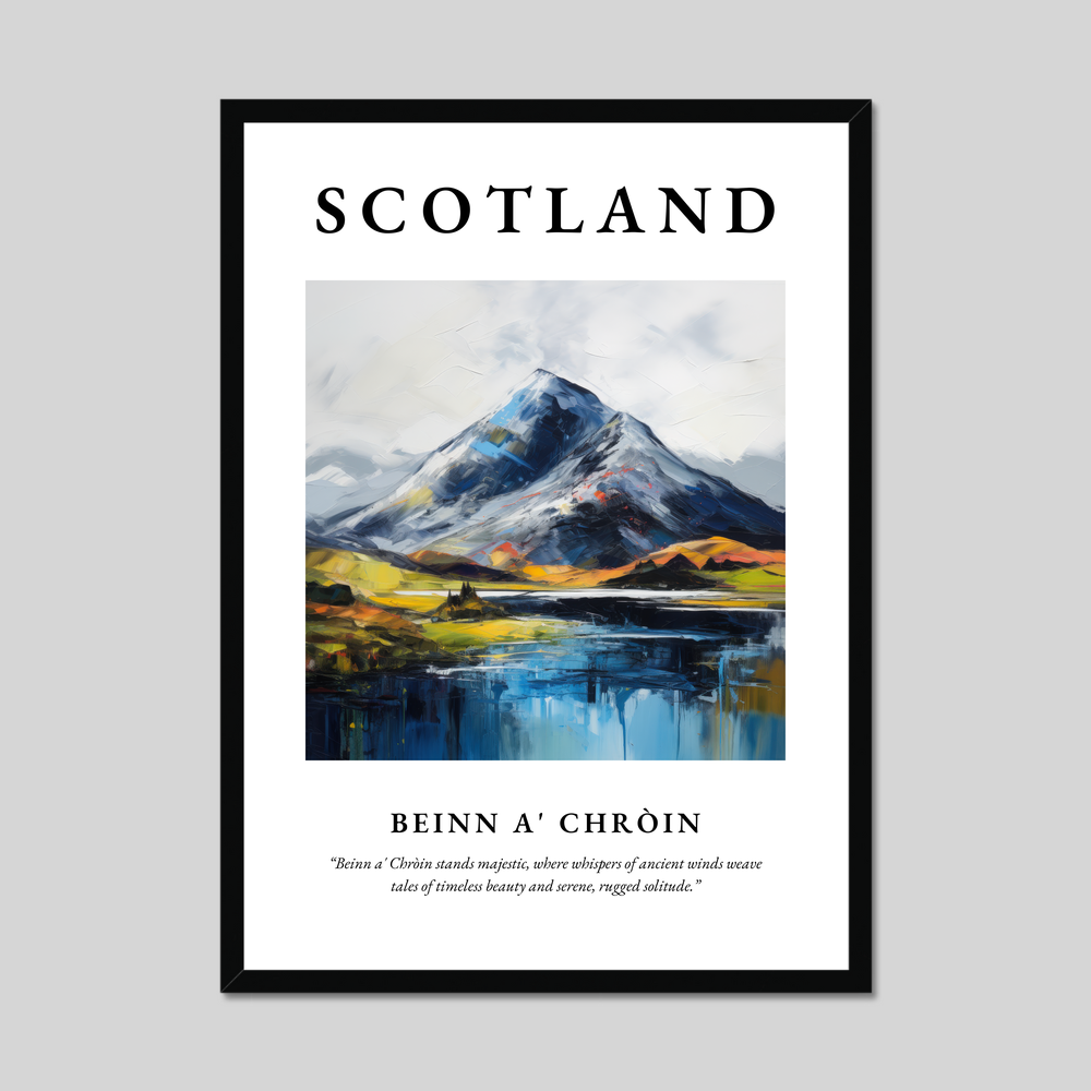 Poster of Beinn a' Chròin, Scotland.