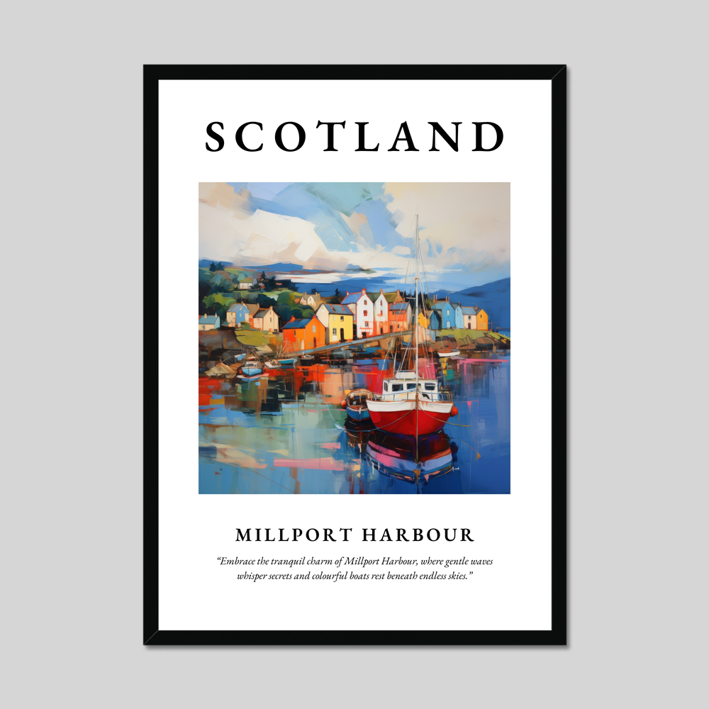 Poster of Millport Harbour, Scotland.