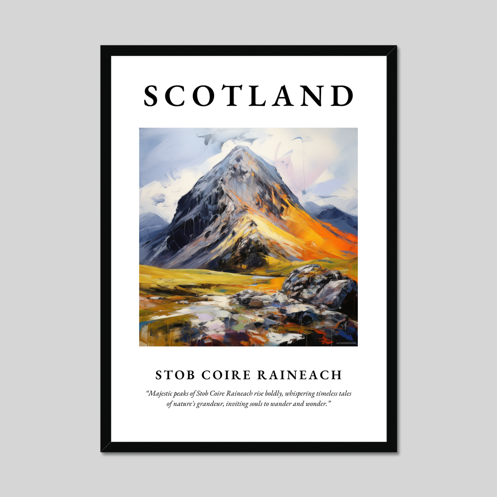 Poster of Stob Coire Raineach, Scotland.