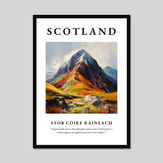 Poster of Stob Coire Raineach, Scotland.