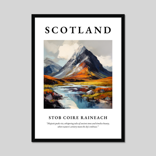 Poster of Stob Coire Raineach, Scotland.