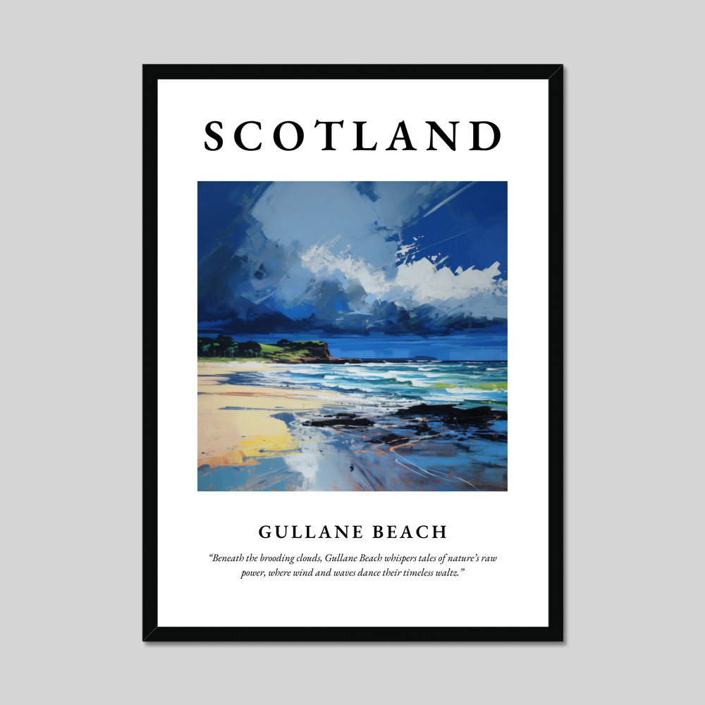 Poster of Gullane Beach, Scotland.