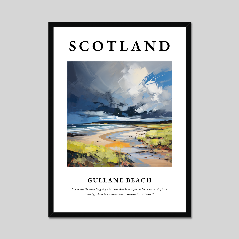 Poster of Gullane Beach, Scotland.