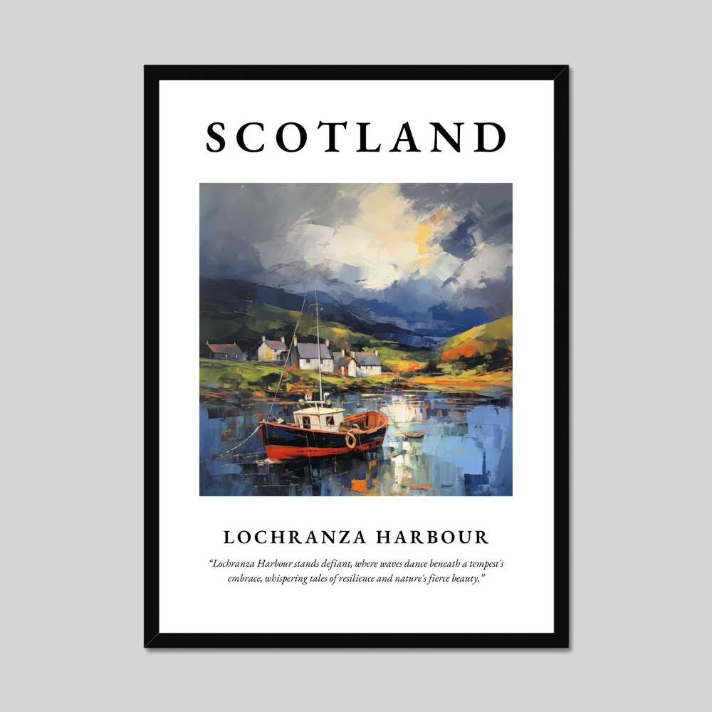 Poster of Lochranza Harbour, Scotland.