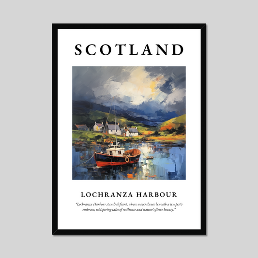 Poster of Lochranza Harbour, Scotland.