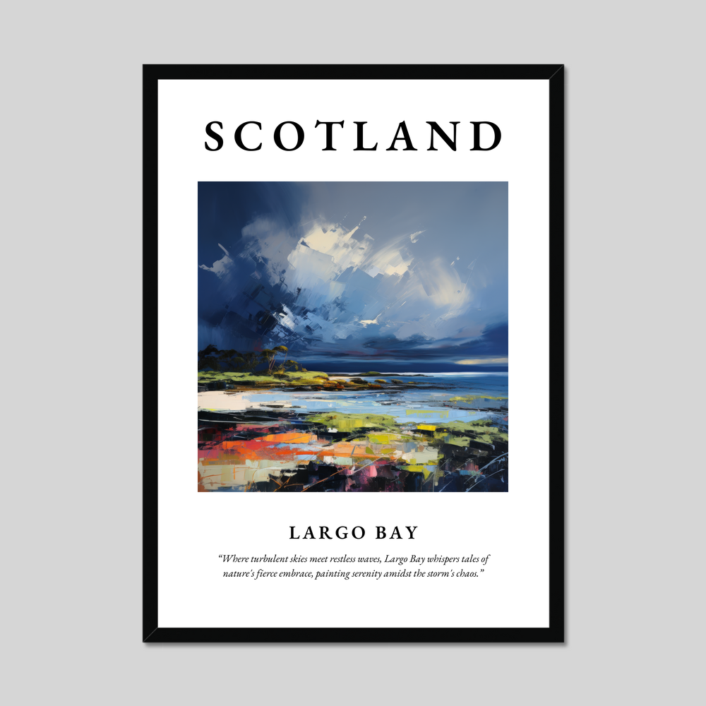 Poster of Largo Bay, Scotland.