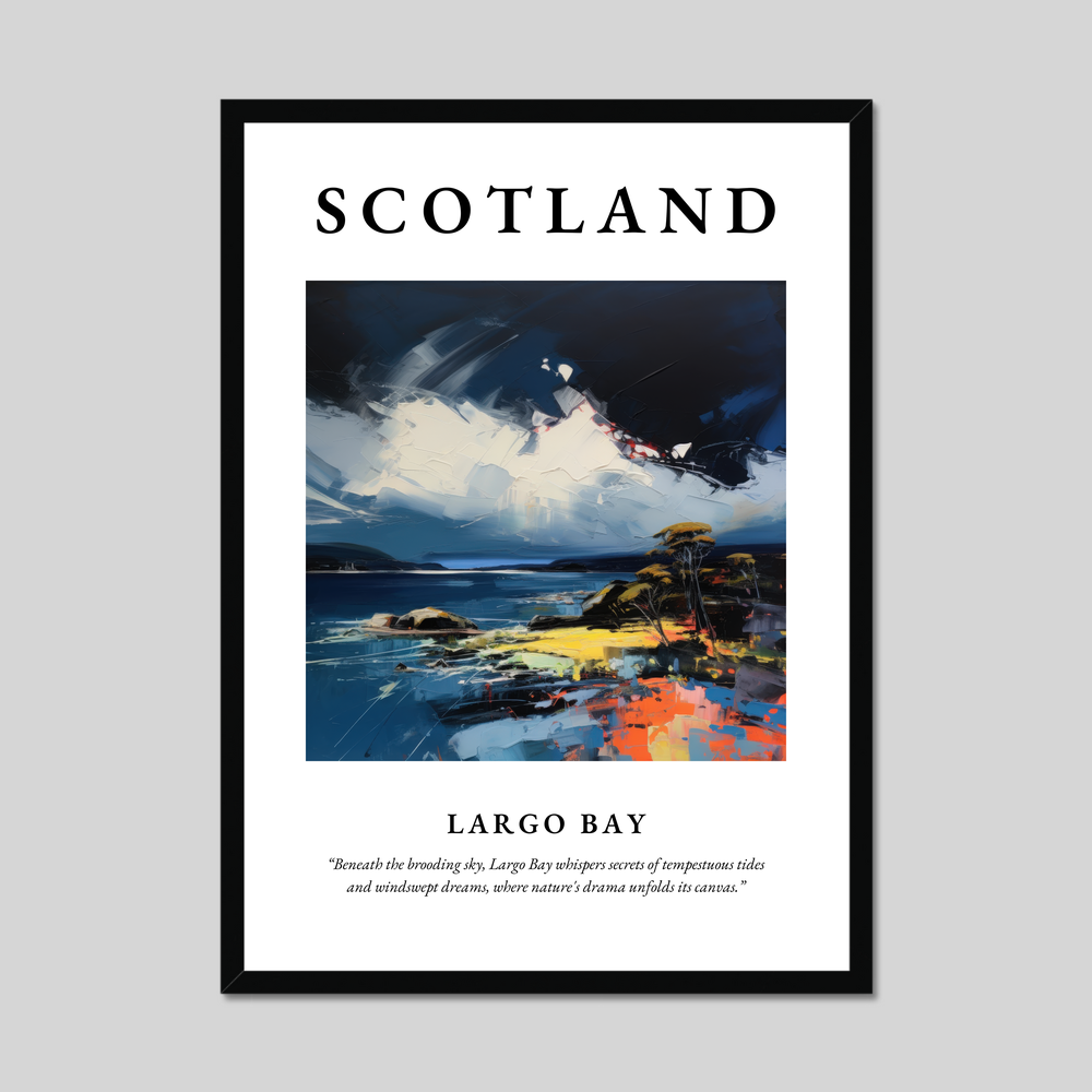 Poster of Largo Bay, Scotland.