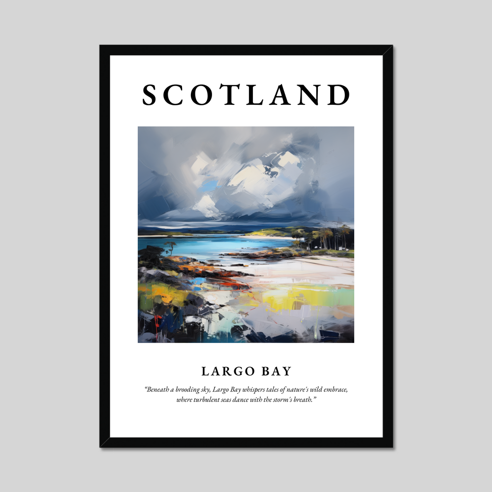 Poster of Largo Bay, Scotland.