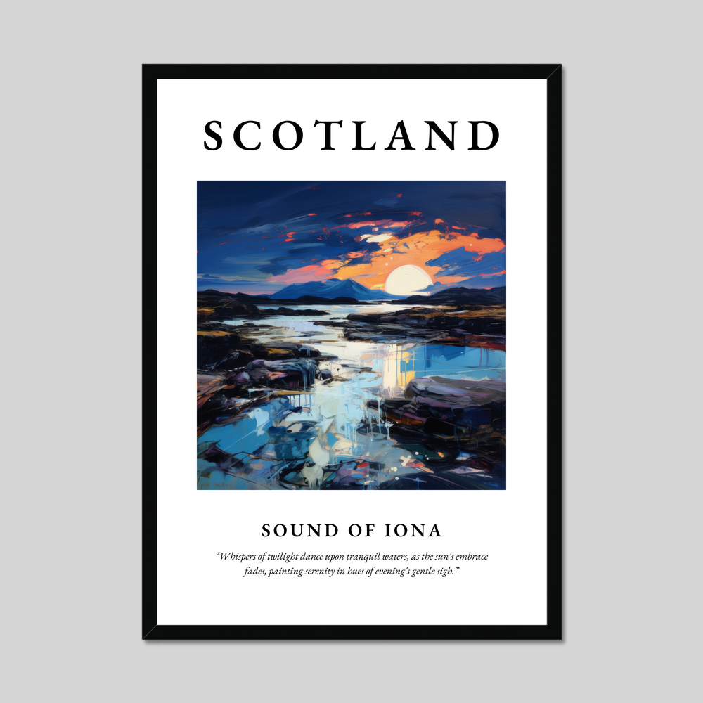 Poster of Sound of Iona, Scotland.