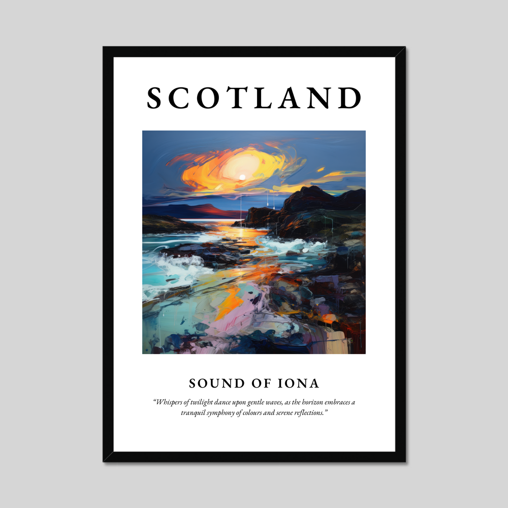 Poster of Sound of Iona, Scotland.