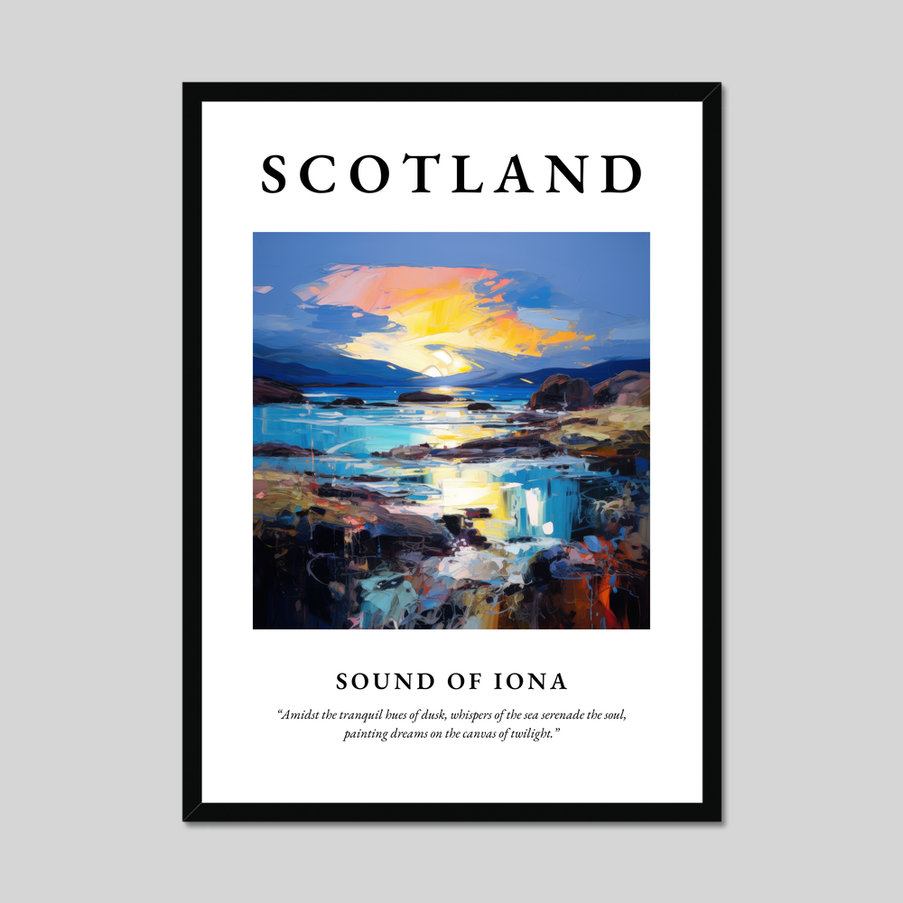 Poster of Sound of Iona, Scotland.