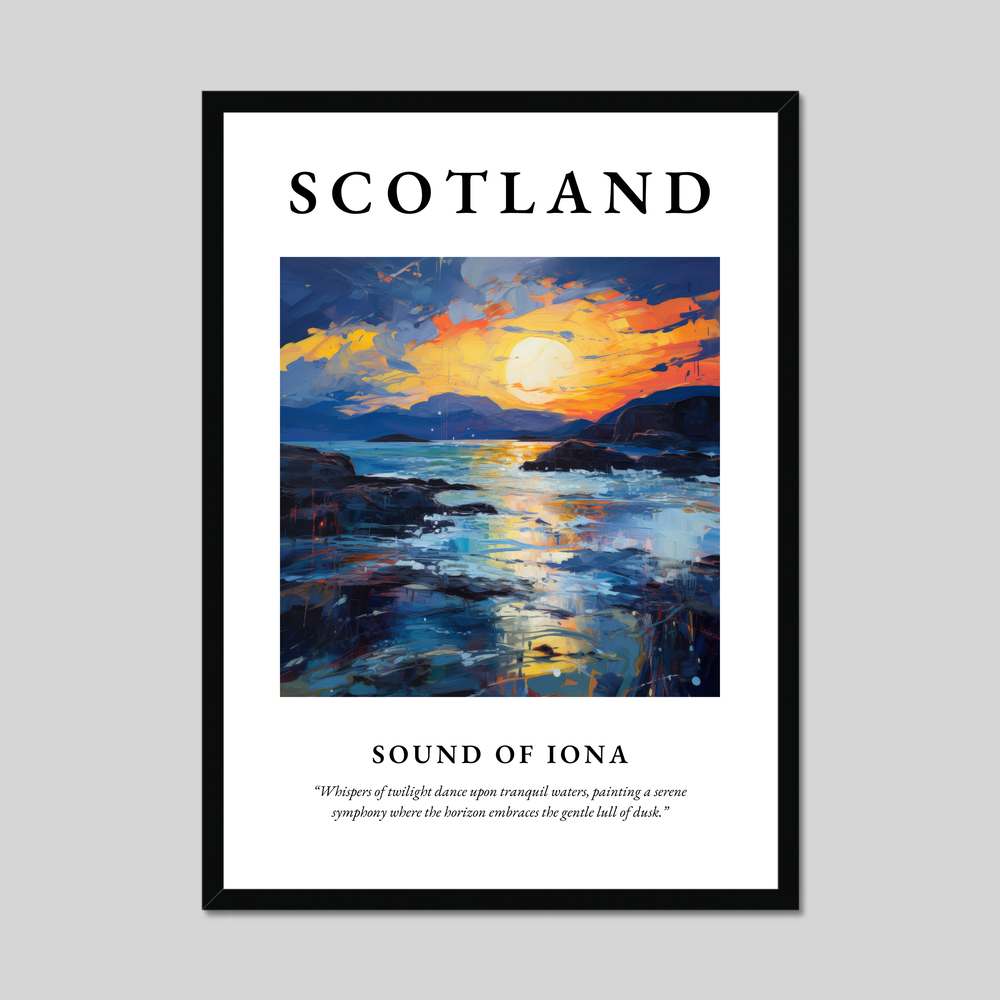 Poster of Sound of Iona, Scotland.