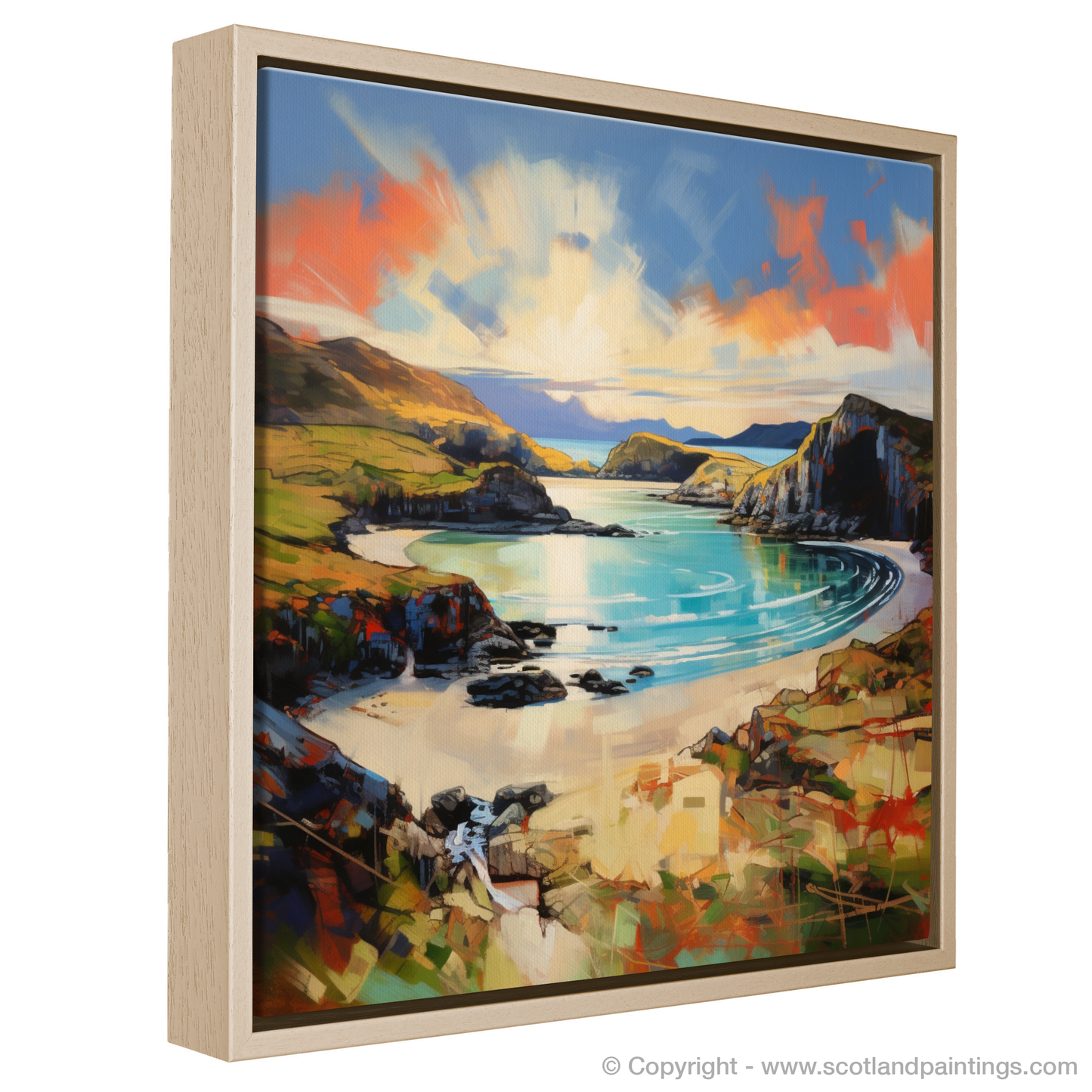 Painting and Art Print of Balnakeil Bay, Durness, Sutherland entitled "Expressionist Ode to Balnakeil Bay".