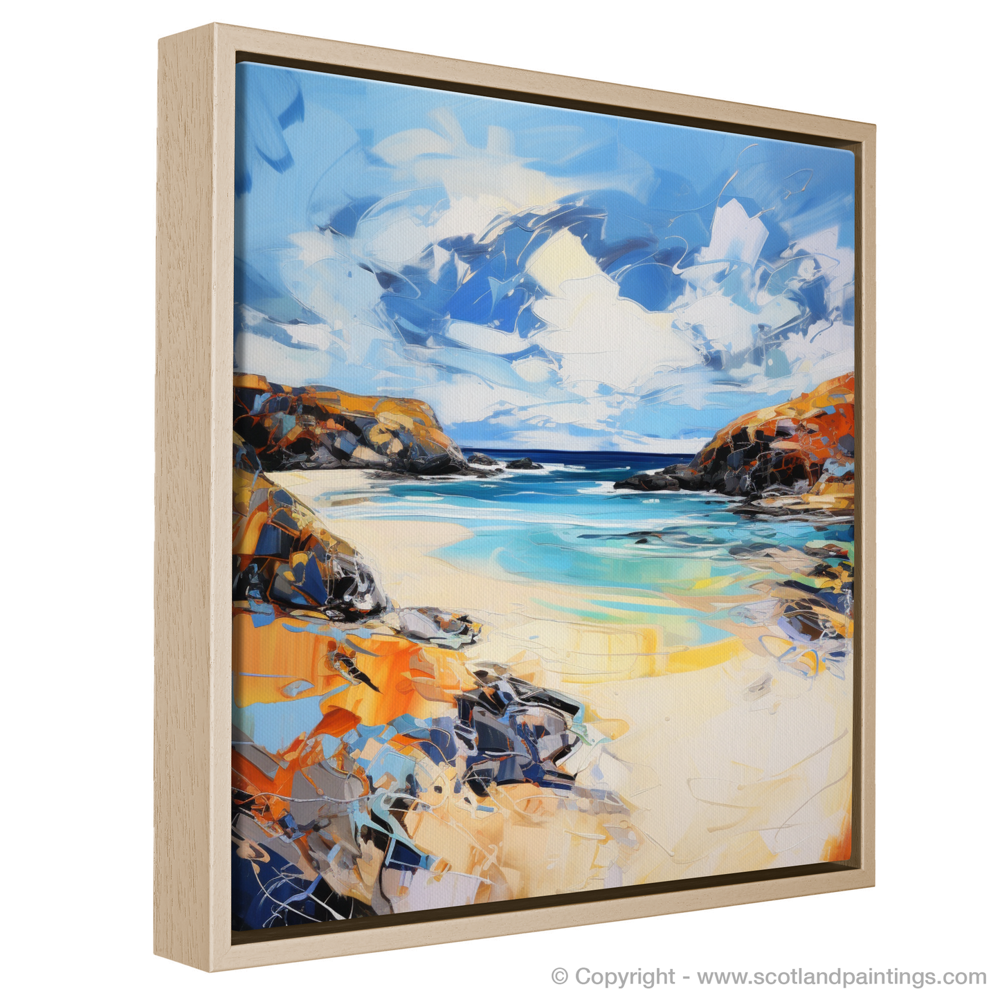Painting and Art Print of Balnakeil Bay, Durness, Sutherland entitled "Expressionist Ode to Balnakeil Bay".