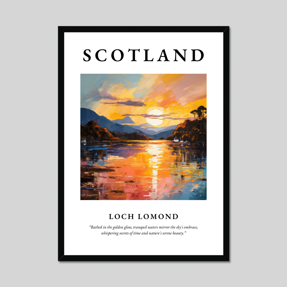 Poster of Loch Lomond, Scotland.