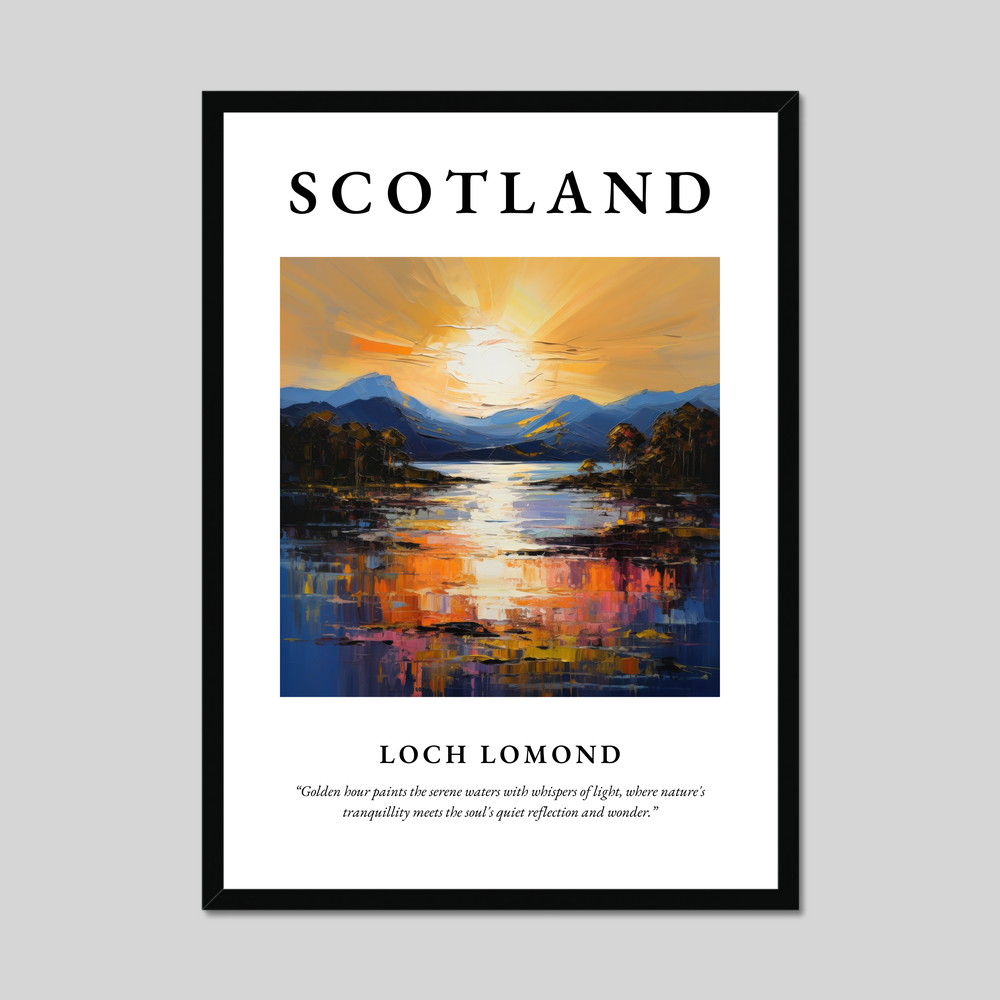 Poster of Loch Lomond, Scotland.