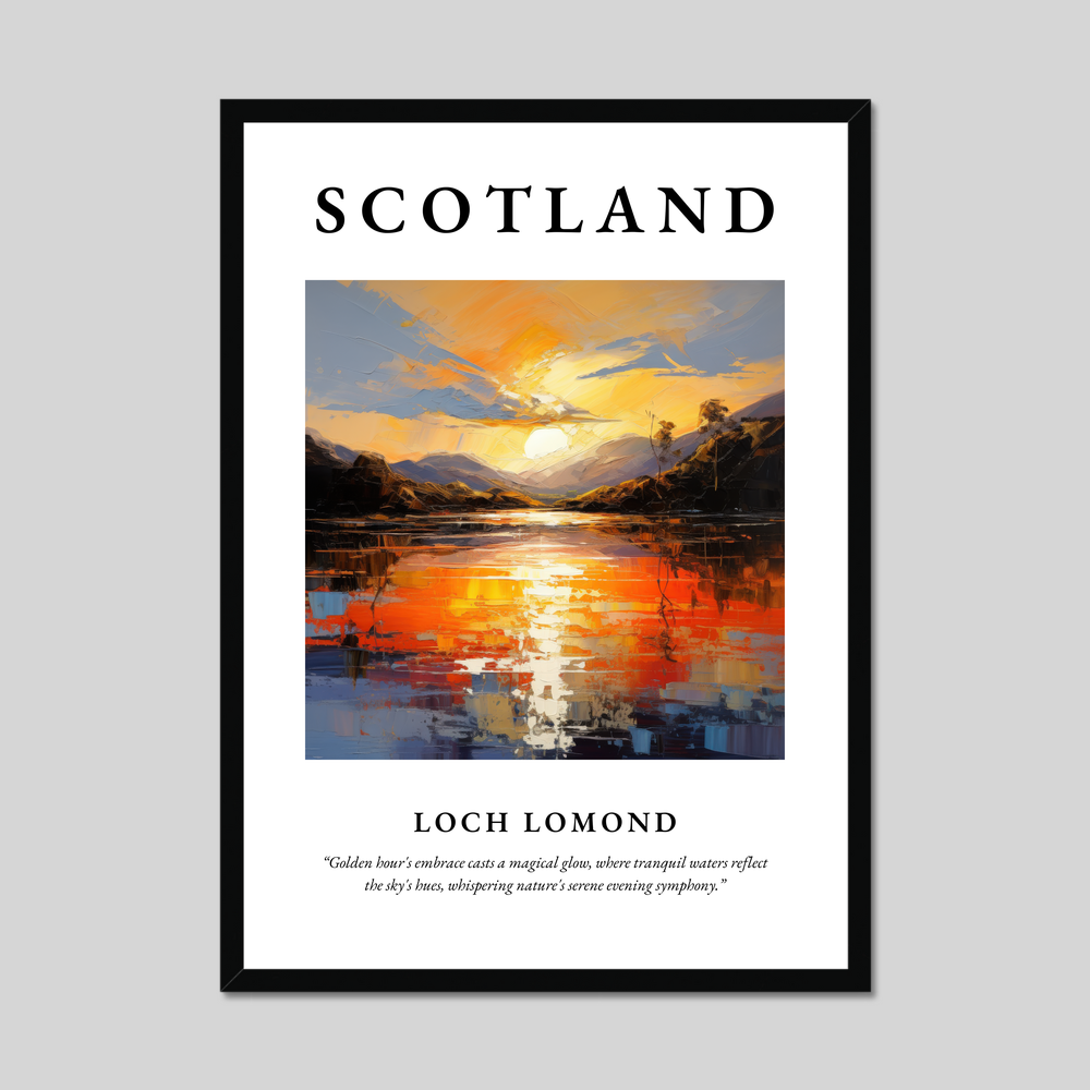 Poster of Loch Lomond, Scotland.