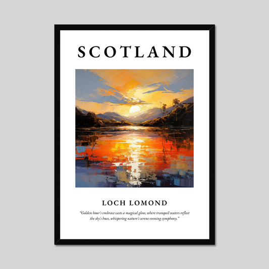 Poster of Loch Lomond, Scotland.