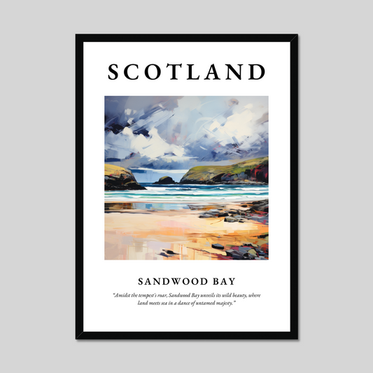 Poster of Sandwood Bay, Scotland.