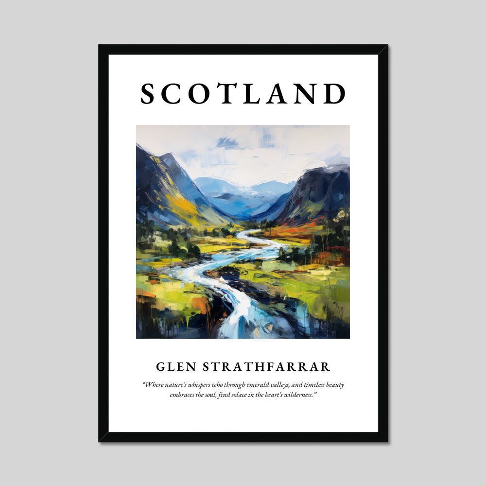 Poster of Glen Strathfarrar, Scotland.