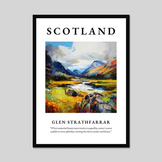 Poster of Glen Strathfarrar, Scotland.