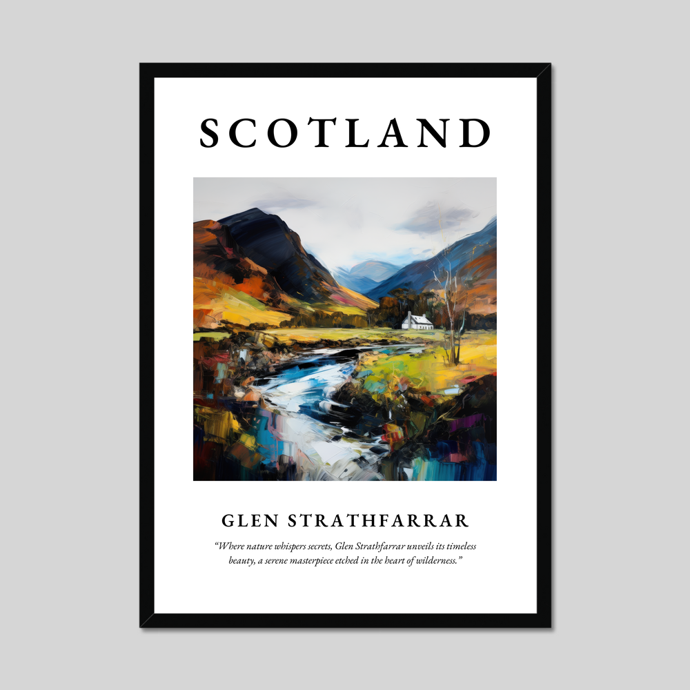 Poster of Glen Strathfarrar, Scotland.